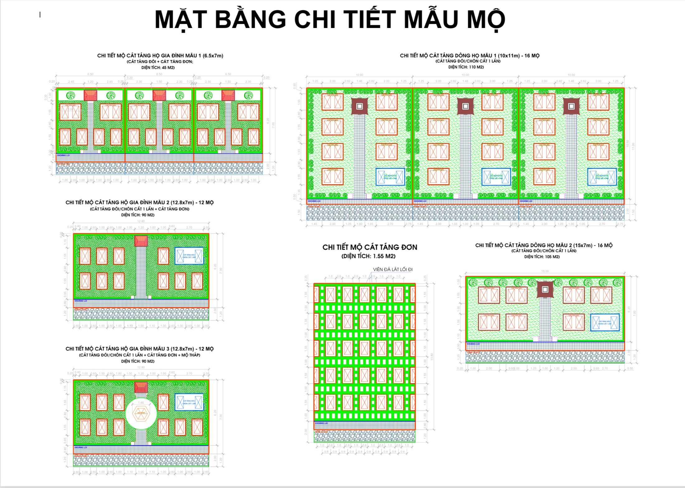 Góc cảnh quan thực tế để đối chiếu trước khi quyết định vị trí mộ đơn